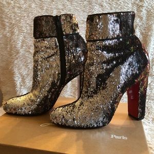 Authentic Christian Louboutin Ankle Boots